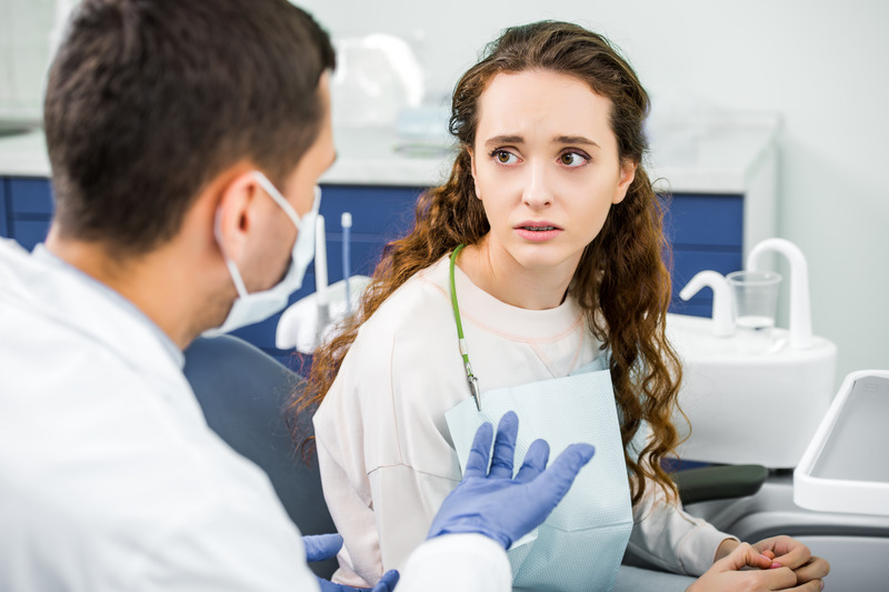 Patient nervous about tooth extraction